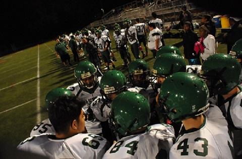 Warrior Gridiron on the field. 