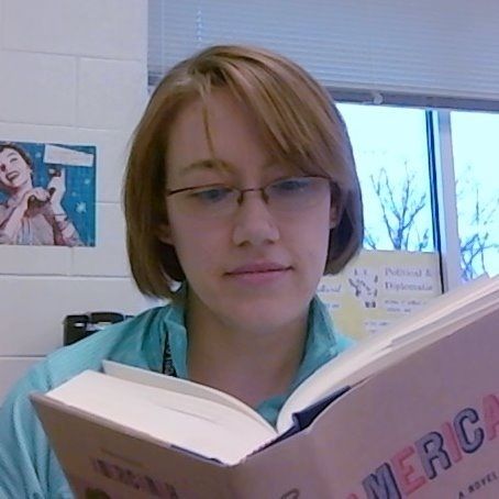 OUR FIRST #whsreads #selfie! Ms. Cottrell-Williams reads about America during planning. 