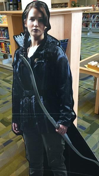 Katniss Everdeen is everywhere…the Wakefield Library...the article Luiza and Kyle wrote about the best movies of 2013...everywhere. 