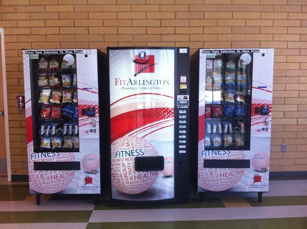 Find these new FitArlington machines behind the cafeteria.