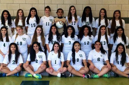 Girls Varsity Soccer are posed for a win. Come watch the game at the Wakfield Stadium against T.C. Williams the Thursday after spring break, 4/24.