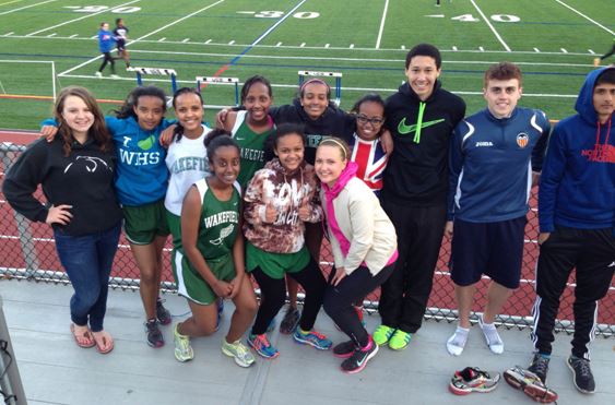 The Wakefield Track and Field Team participated in the Arlington County Championship at Bishop O’Connell High.