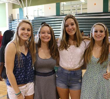 Freshmen Emma, Isabelle, Maggie, and Lindsay are ready for their high school adventure to begin at Wakefield.