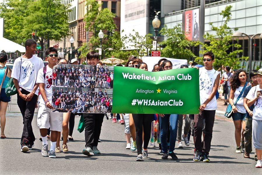 Asian Club goes to DC to be part of the Fiesta Asia parade. 