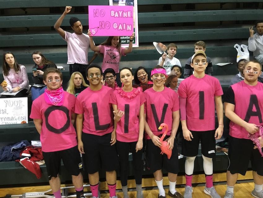 Superfans were there for Olivi'as last game. #LIVnation #pinkOUT
