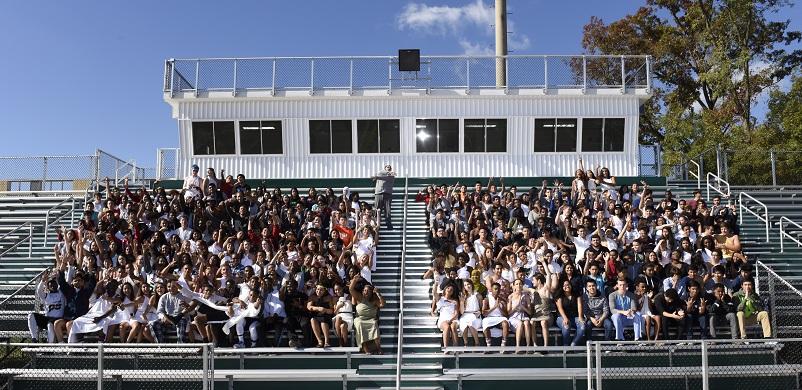 Remember the Senior Panoramic Picture? #togaday #spiritweek