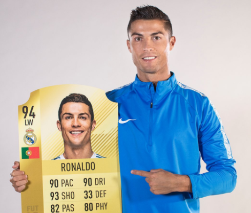 Cristiano Ronaldo is the new face of FIFA 18. 