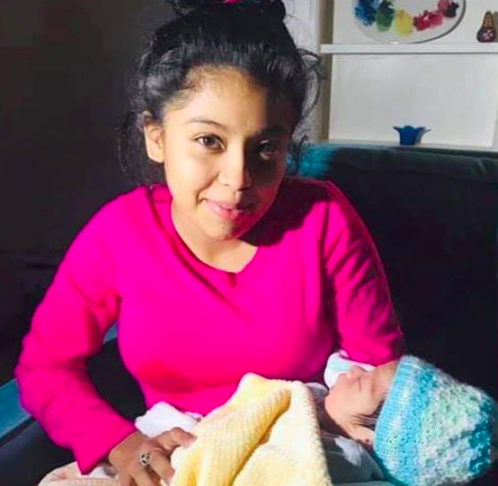 Maryury Elizabeth Serrano-Hernandez was determined to have her baby in America.