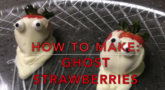 How to Make Ghost Strawberries