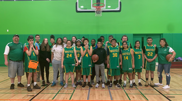 Finding Joy on the Court: Girls Basketball Team plays Unified Sports