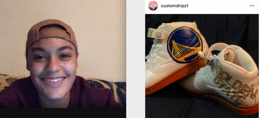 Lily runs the instragram site, @customdrips1
Follow her now and get some custom footwear.