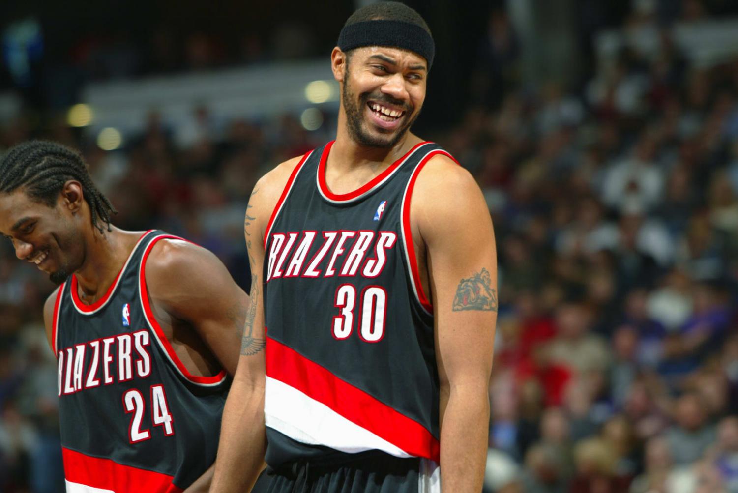 Rasheed Wallace - Portland Trail Blazers  Portland trailblazers, Trail  blazers, Nba jersey