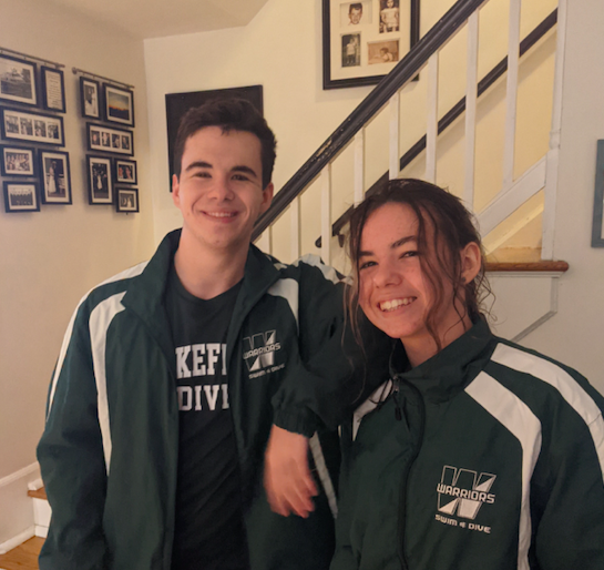 Will and Ellie Kisor in their Wakefield Spirit Gear.