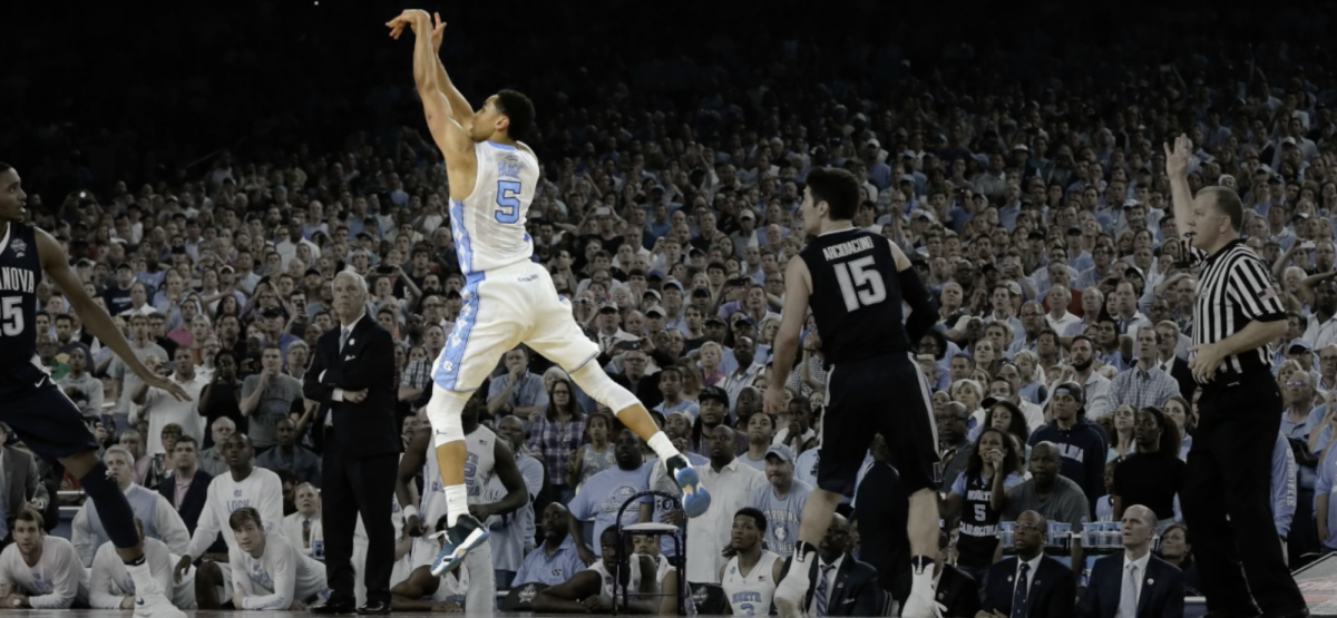 In my opinion, the greatest moment in March Madness history happened in 2016 when fan-favorite Villanova faced North Carolina in the national championship. Photo found at andscape.com